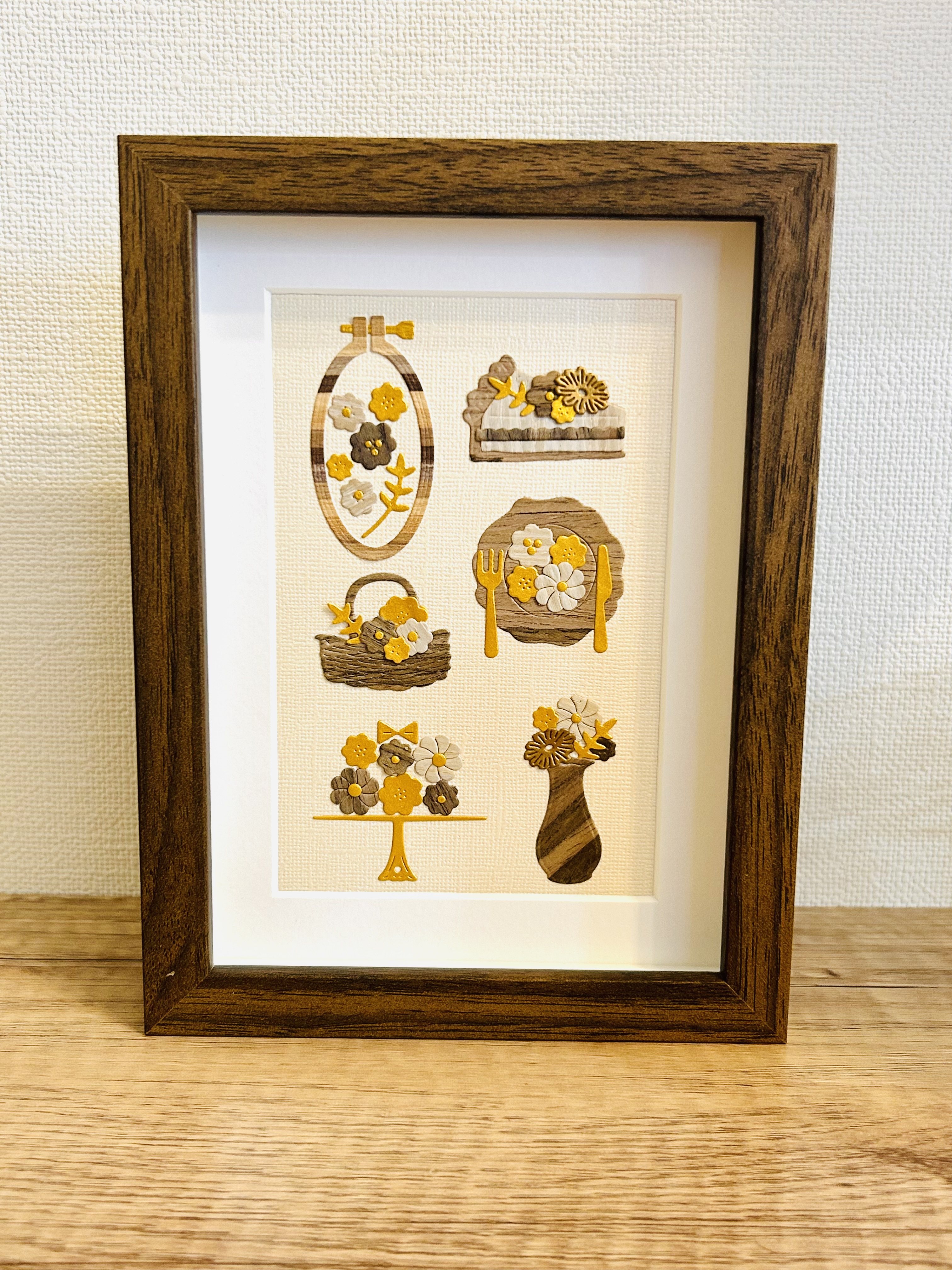 天然木小花のフレーム